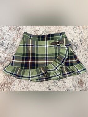 Janie and jack Equestrian Plaid Skirt